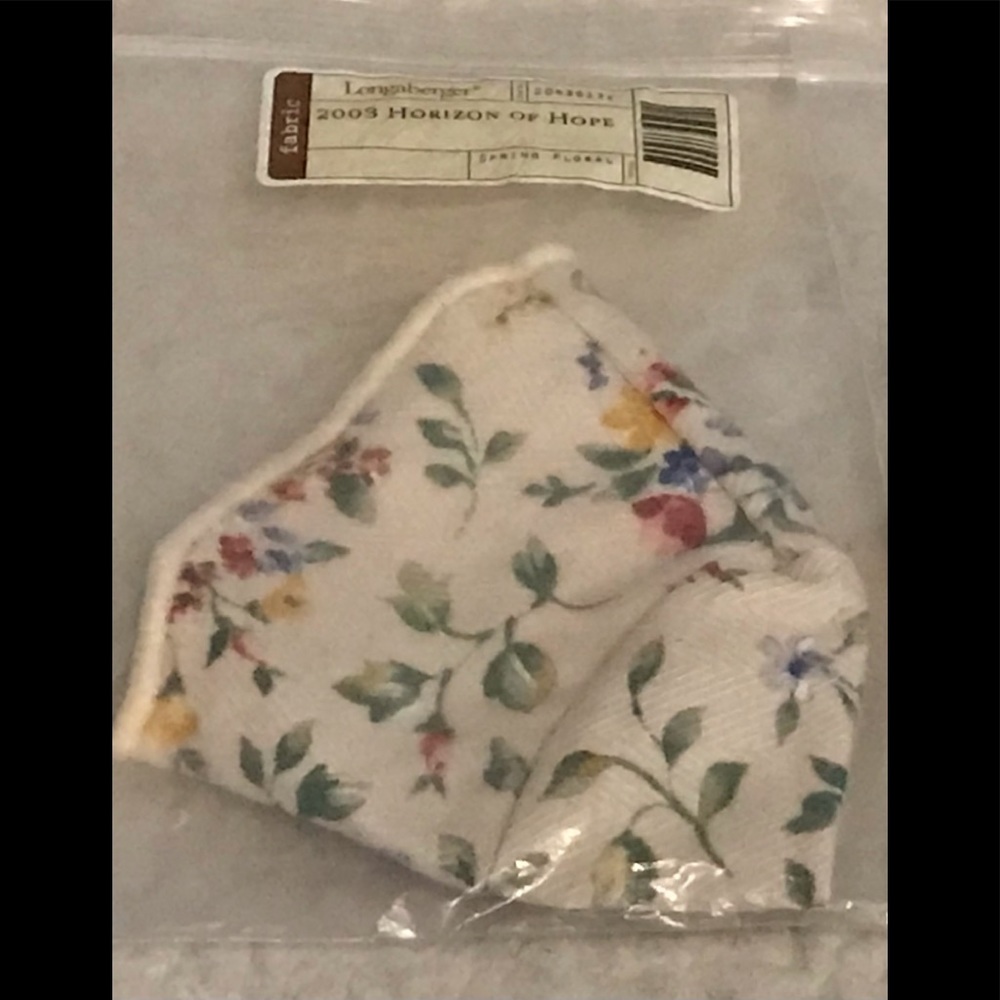 Longaberger “2003 Horizon of Hope” in “Spring Floral” - New in Package